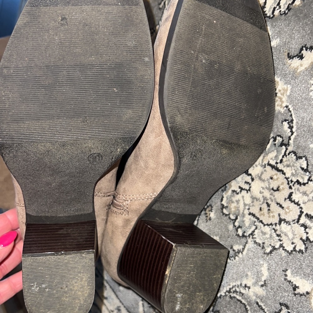 Tan Suede Boots - Picture 5 of 13